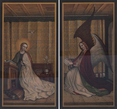 Lot 1022 - After Stefan Lochner "The Annunciation"...
