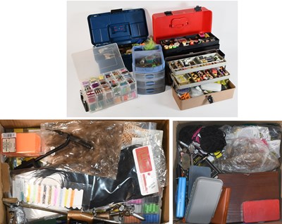 Lot 3133 - A Large Quantity of Fly Tying Tools and Materials