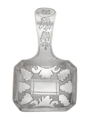 Lot A George III Silver Caddy-Spoon