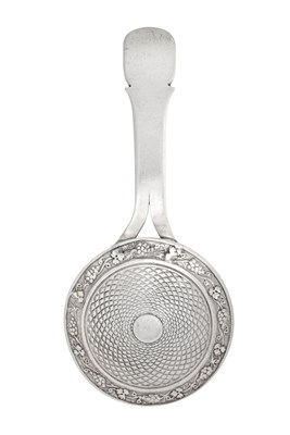 Lot 9 - A George III Silver Caddy-Spoon, by Thropp and...