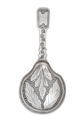 Lot 16 - A George IV Silver Caddy-Spoon, by Gervase...