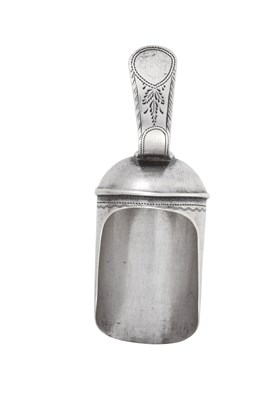 Lot A George III Silver Caddy-Spoon