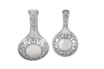Lot 10 - Two George III Silver Caddy-Spoons, by Joseph...