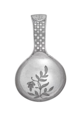 Lot A George III Silver Caddy-Spoon