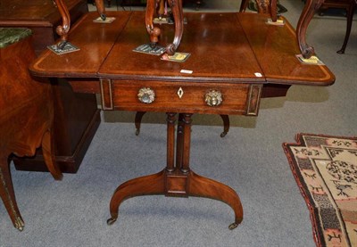 Lot 513 - Mahogany inlaid sofa table