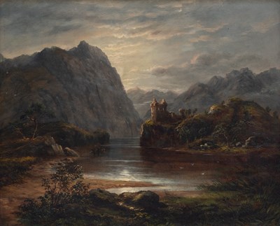 Lot 1020 - J. Burgess (19th Century) Highland landscape...