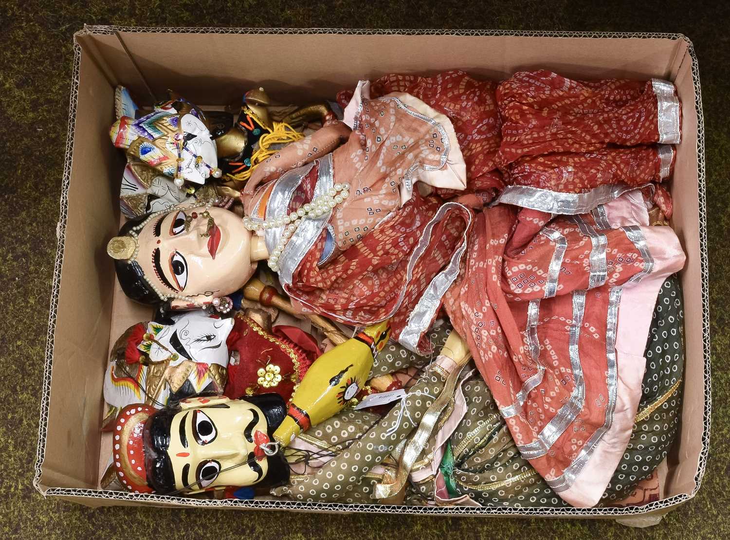Lot 293 - Puppets, including two Rajasthan examples