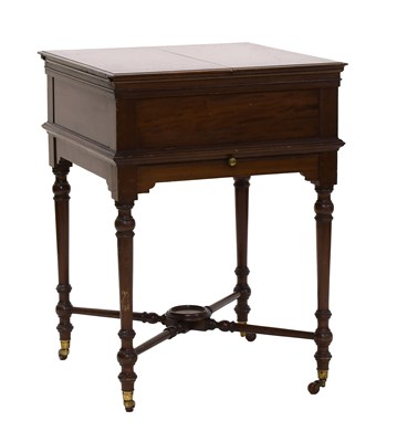 Lot 580 - A Mahogany Metamorphic Drinks’ Cabinet,...