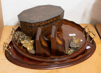 Lot 268 - A 19th Century Pen Work Box, together with an...