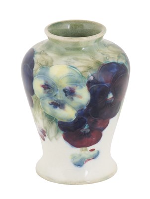Lot 12 - William Moorcroft (1872-1945): A Pansy Pattern...