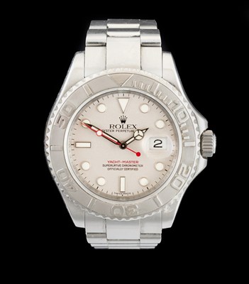 Lot 2169 - Rolex: A Stainless Steel Automatic Calendar...