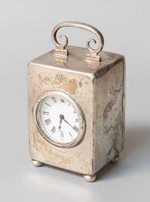 Lot 53 - An Edward VII Silver Timepiece, by William...