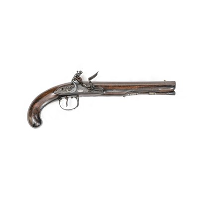 Lot 386 - An 18th Century Flintlock Duelling Pistol by...