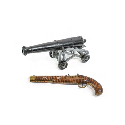 Lot 391 - A Model of a Signal Cannon, with 38cm black...