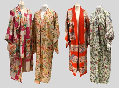 Lot 2131 - Six Mid-20th Century Japanese Decorative Pink...