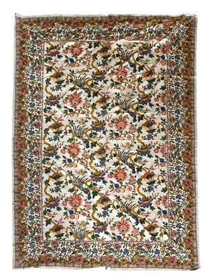 Lot 2133 - An Early 20th Century Kalamkari Block Printed...