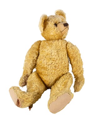Lot 2037 - Circa 1930s Farnell Yellow Plush Jointed Teddy...