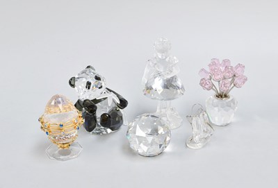 Lot 254 - Swarovski Crystal Ornamets: mostly boxed, and...