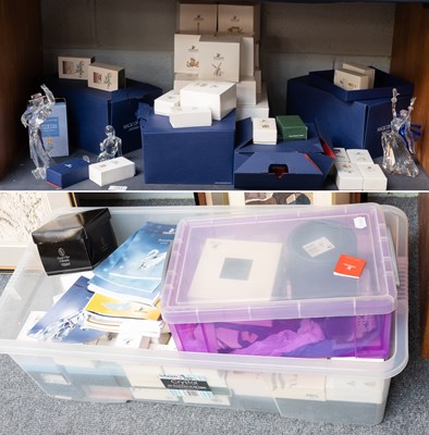 Lot 183 - Swarovski Crystal Ornamets: mostly boxed, and...