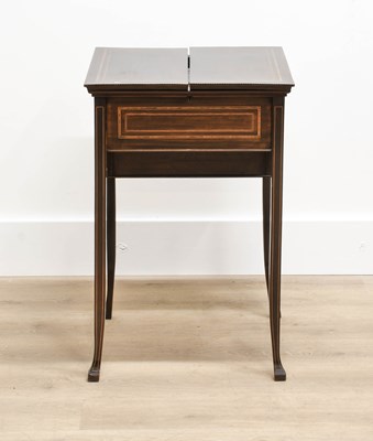 Lot 577 - A Mahogany, Tulipwood-Banded and...