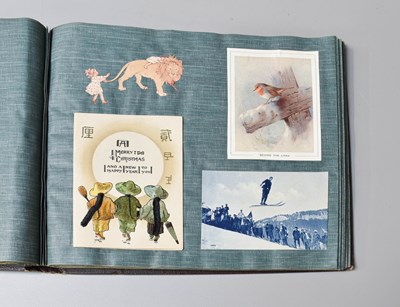 Lot 1212 - Scrapbook Album, early 20th century,...