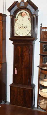 Lot 1388 - A Mahogany Eight Day Painted Dial Longcase...