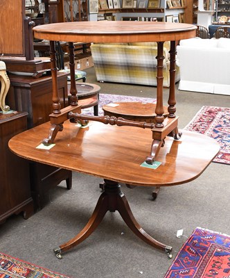 Lot 1247 - A Victorian Mahogany Breakfast Table on centre...