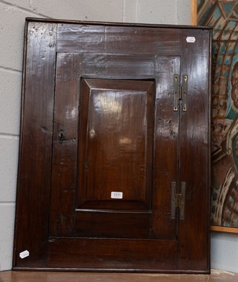Lot 1311 - An 18th Century Oak Hanging Corner Cupboard,...
