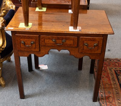 Lot 1333 - An 18th Century Oak Lowboy, 81cm by 51cm by 72cm