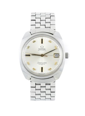 Lot 2440 - Omega: A Stainless Steel Automatic Calendar...