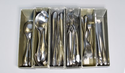 Lot 144 - An Elizabeth II Stainless Steel Table Service,...