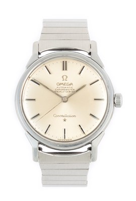 Lot 2465 - Omega: A Stainless Steel Automatic Centre...