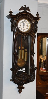 Lot 1391 - Vienna Type Water Striking Triple Weight...