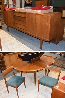 Lot 1220 - A Danish Mid-20th Century Teak Dining Table,...