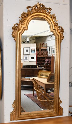 Lot 1249 - A 19th Century Style Gilt Framed Mirror the...