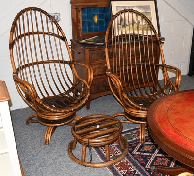 Lot 1251 - A Pair of Angrave's "Invincible" Swivelling...