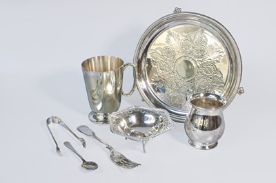Lot 133 - A Collection of Assorted Silver and Silver...