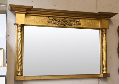 Lot 1287 - A Regency Gilt Framed Inverted Breakfron...
