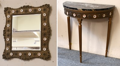 Lot 1285 - A French Louis XVI Style Marble Topped...