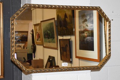 Lot 1218 - Three Various Modern Mirrors, including an...