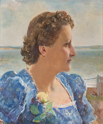 Lot 1022 - Harry Maude Jonas (1893-1990) Portrait of...