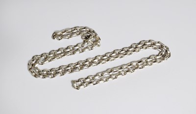 Lot 184 - A Silver Link Chain, approximately 51cm long