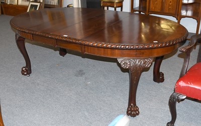 Lot 1352 - A 19th Century Mahogany Wind Out Dining Table,...