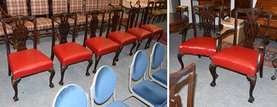 Lot 1349 - A Set of Eight 19th Century Mahogany Dining...