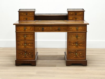Lot 253 - A Victorian Mahogany, Satinwood-Banded and...