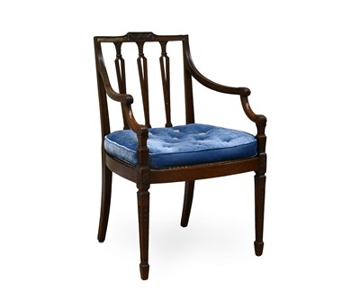 Lot 303 - A George III Carved Mahogany Sheraton-Period...