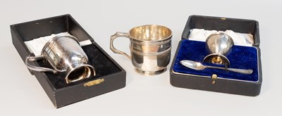 Lot 103 - A George V Silver Christening Mug, by...