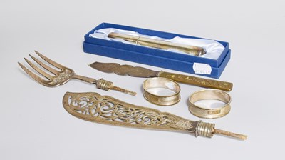Lot 177 - A Collection of Assorted Silver, including a...