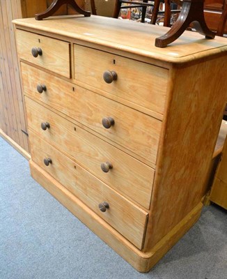 Lot 625 - Pine four height chest of drawers