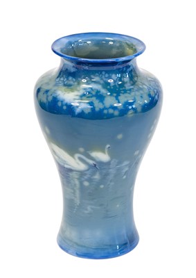 Lot 45 - A Royal Worcester Sabrina Ware Vase, by James...